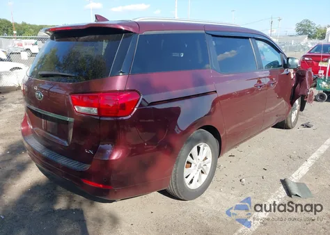 2016 Kia Sedona Lx from USA, damaged, VIN KNDMB5C19G6110808